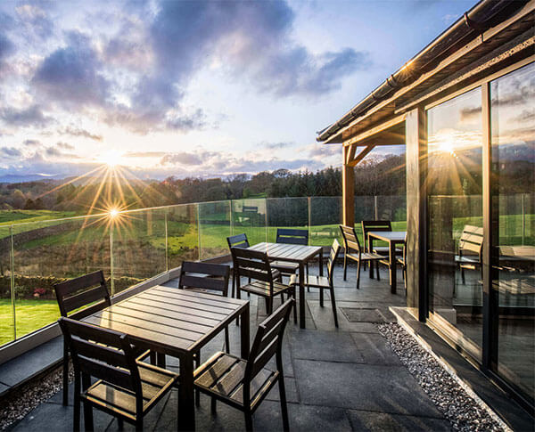 Sunny patio / outside area - Cleabarrow Cottage, Windermere, UK - Snaptrip